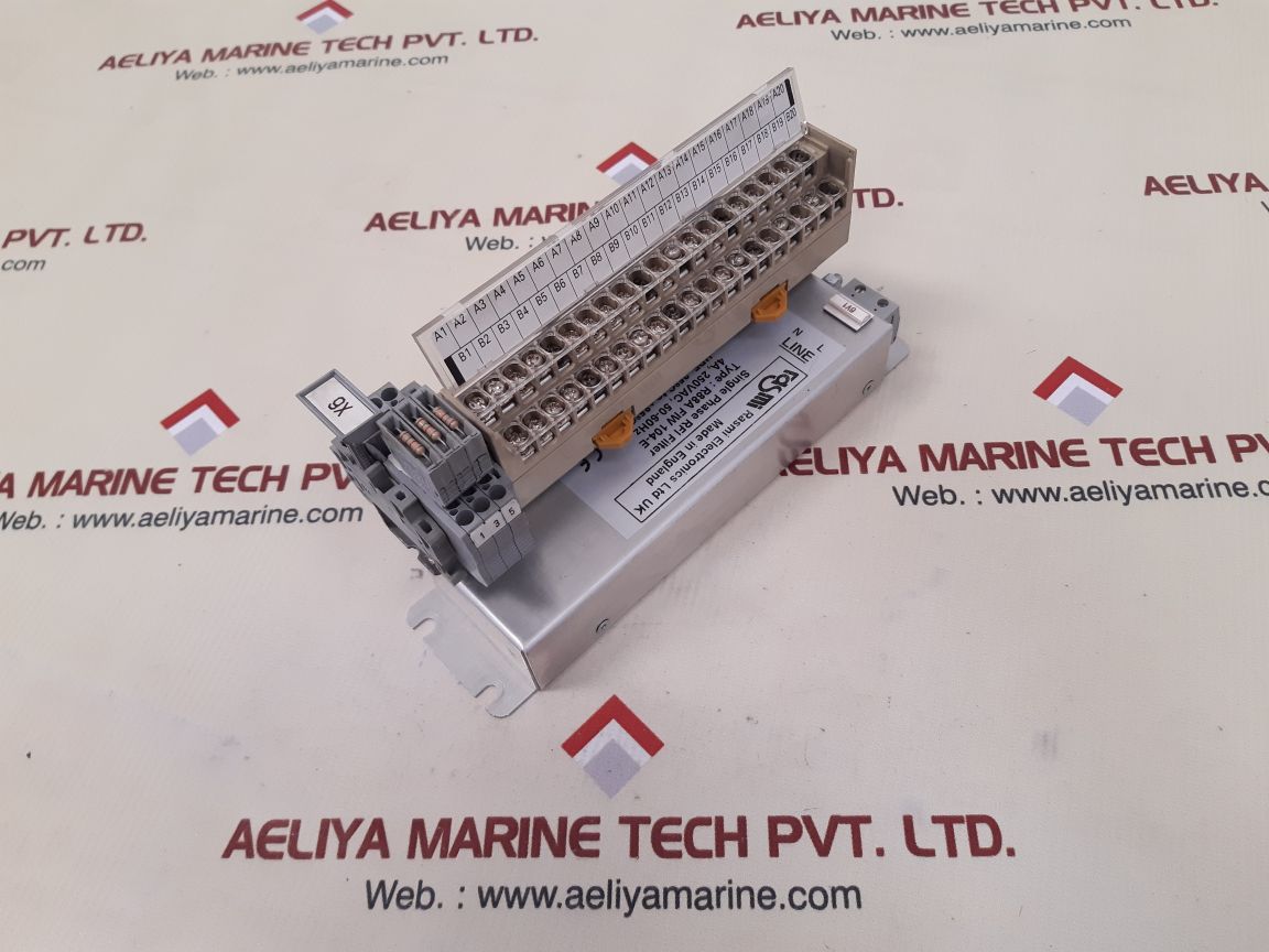 Rasmi electronics r88a fiw 104-e single phase rfi filter