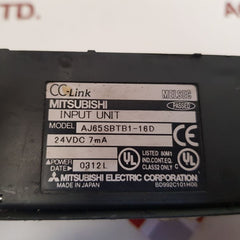 Mitsubishi melsec aj65sbtb1-16d input unit