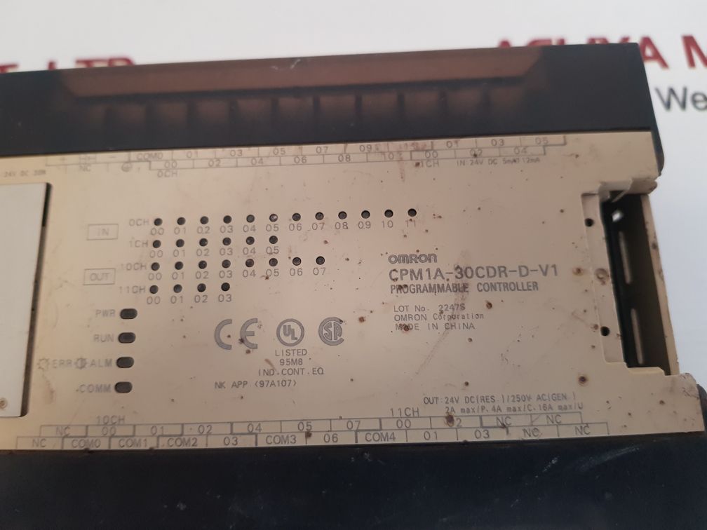 Omron cpm1a-30cdr-d-v1 programmable controller