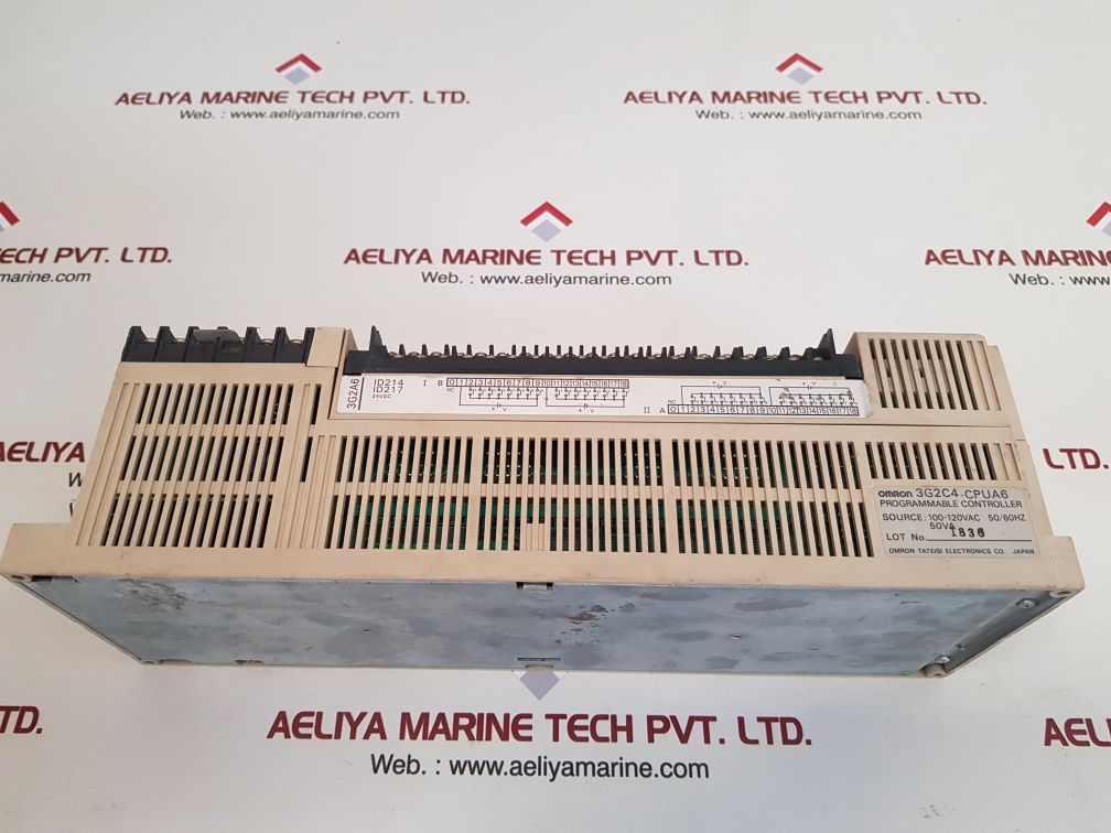 Omron sysmac c120 f programmable controller 3g2c4-cpua6