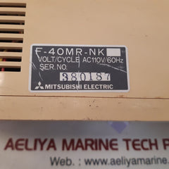 Mitsubishi f-40mr-nk relay unit
