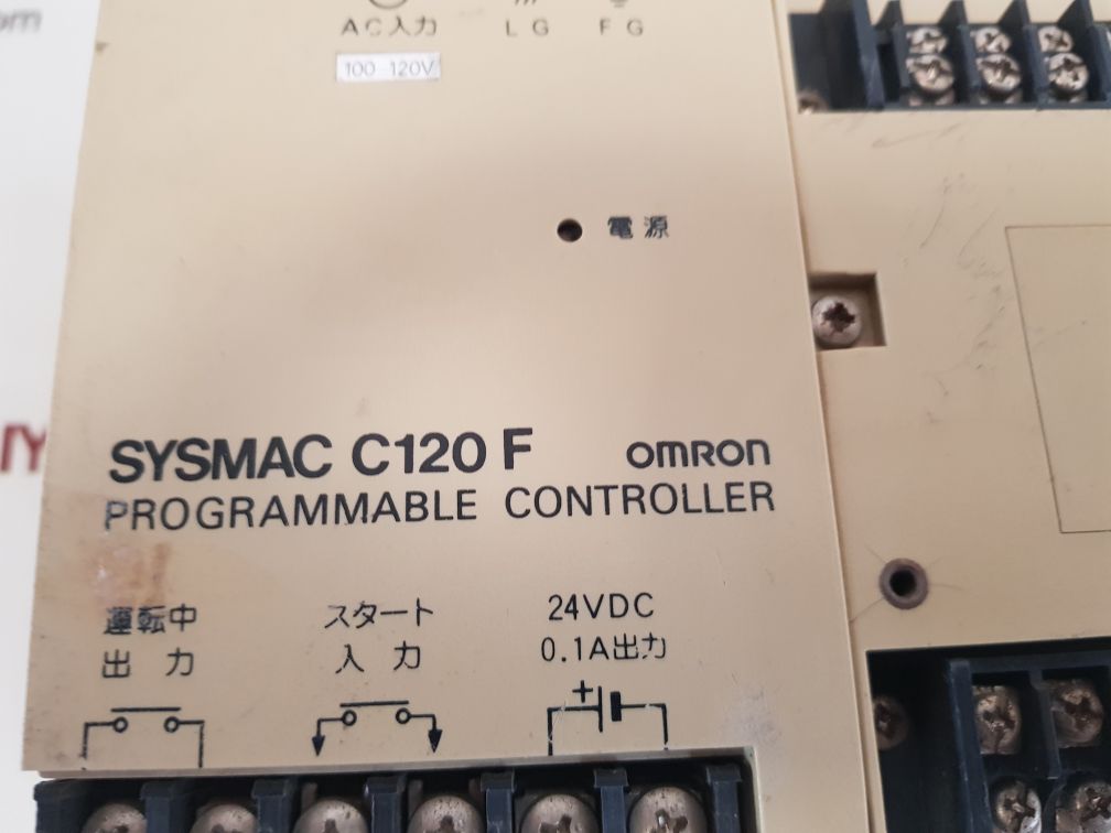 Omron sysmac c120 f programmable controller 3g2c4-cpua6