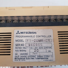 Mitsubishi melsec f1-20mr-es programmable controller