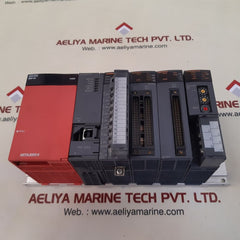 Mitsubishi melsec q61p-a2,q02hcpu,q68davn,qd75p4,qd75p2,qj61bt11n module rack