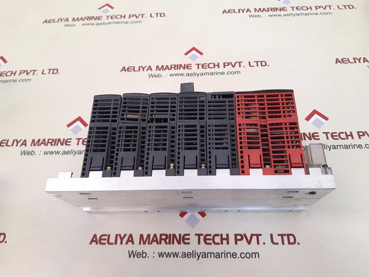 Mitsubishi melsec q61p-a2,q02hcpu,q68davn,qd75p4,qd75p2,qj61bt11n module rack