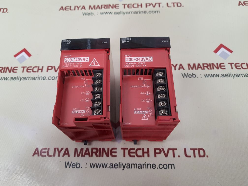 Mitsubishi q61p-a2 power supply unit 200-240vac – Aeliya Marine Tech