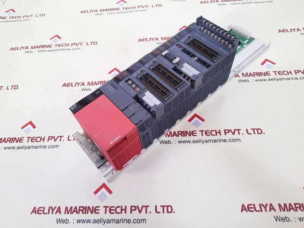 Mitsubishi q61p-a2,q06hcpu,qj61bt11n,qj71c24,qj71lp21-25,qy42p,q62dan rack