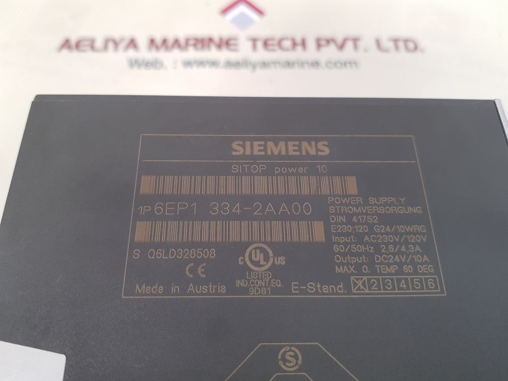 Siemens 6ep1334-2aa00 power supply