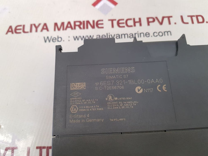 Siemens 6es7 321-1bl00-0aa0 digital input module