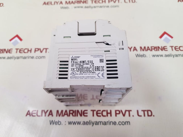 Mitsubishi melsec fx3g-40mt/ess programmable controller