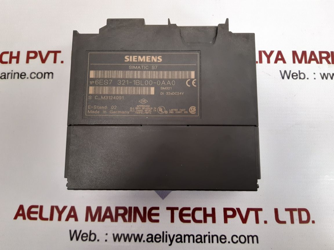 Siemens 6es7 321-1bl00-0aa0 simatic s7 digital input module