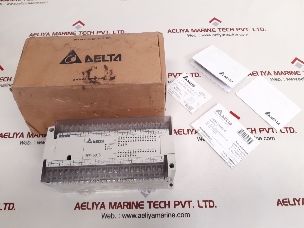 Delta dvp60es00r2 programmable controller +24v