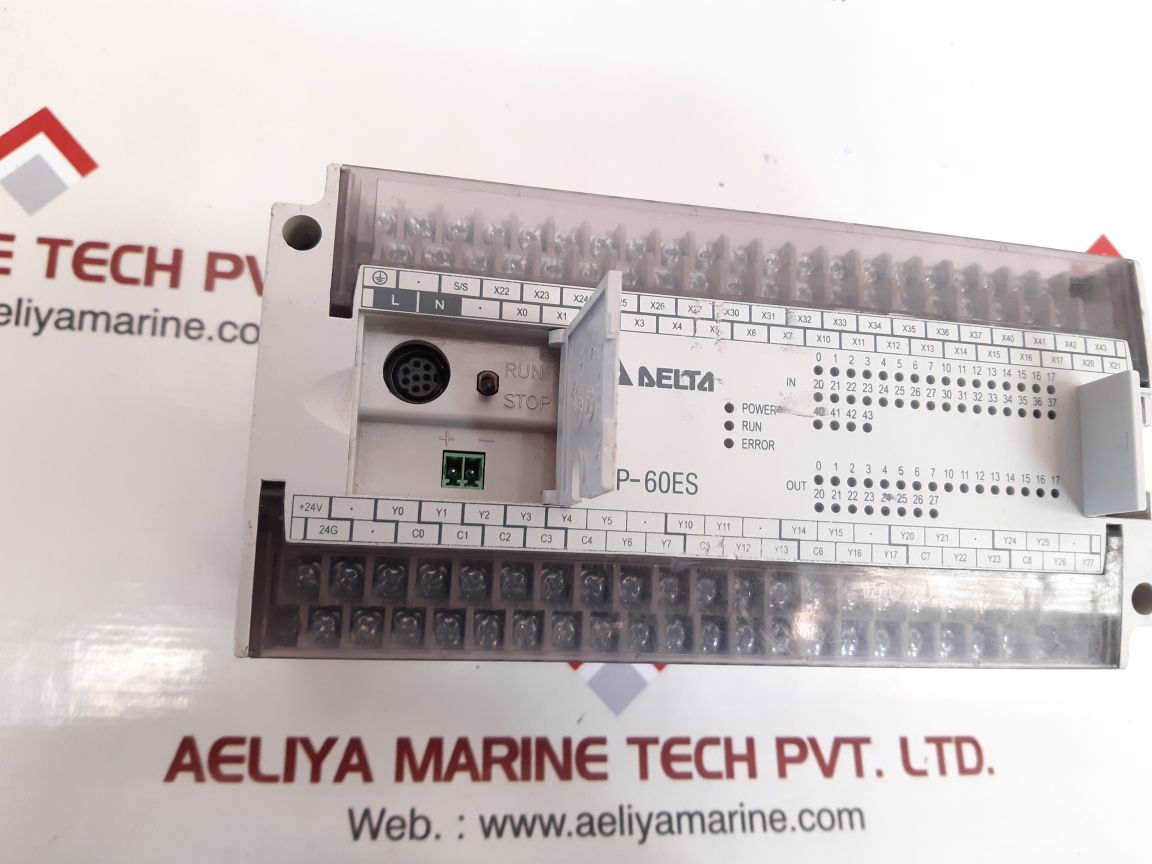 Delta dvp60es00r2 programmable controller +24v