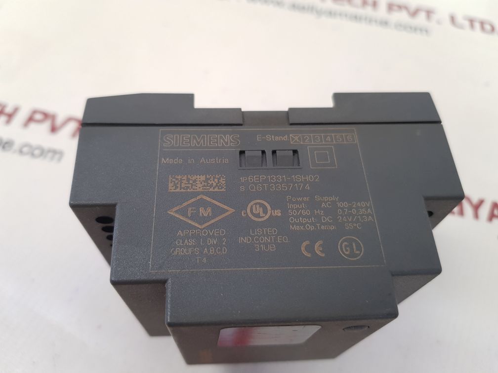 Siemens 6ep1331-1sh02 power supply ac 100-240v