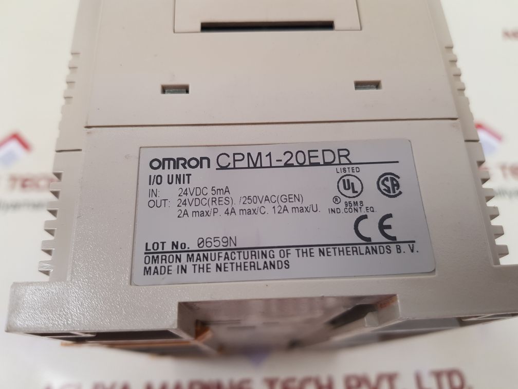 Omron cpm1-20edr i/o unit