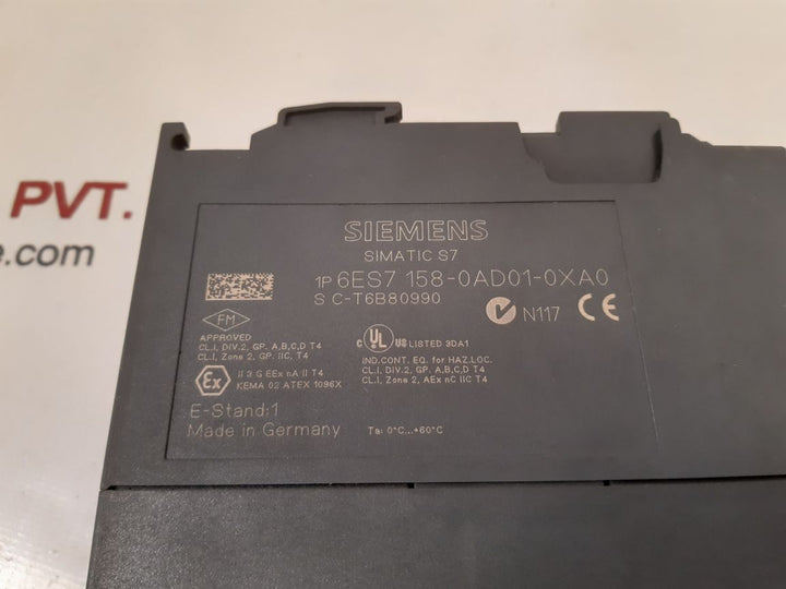 Siemens simatic s7 6es7 158-0ad01-0xa0 coupler module