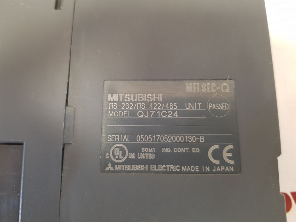 Mitsubishi qj71c24 melsec-q rs-232/rs-422/485 unit