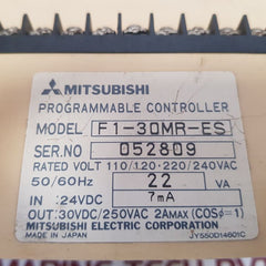 Mitsubishi melsec f1-30mr-es programmable controller