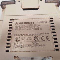 Mitsubishi electric fx2n-48mr-es/ul programmable controller 50 va