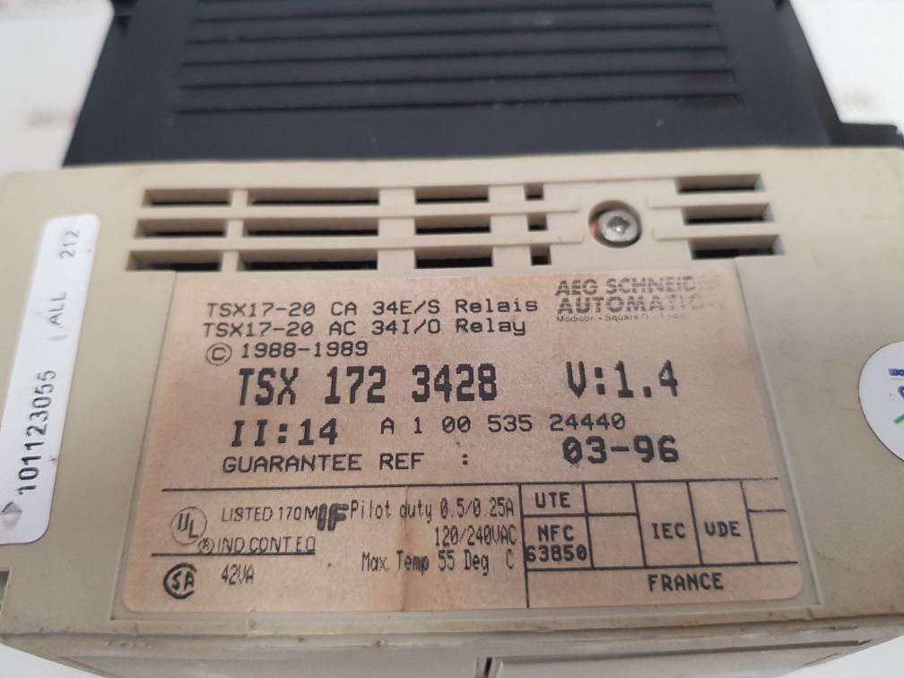 Telemecanique/schneider tsx 172 3428 controller unit