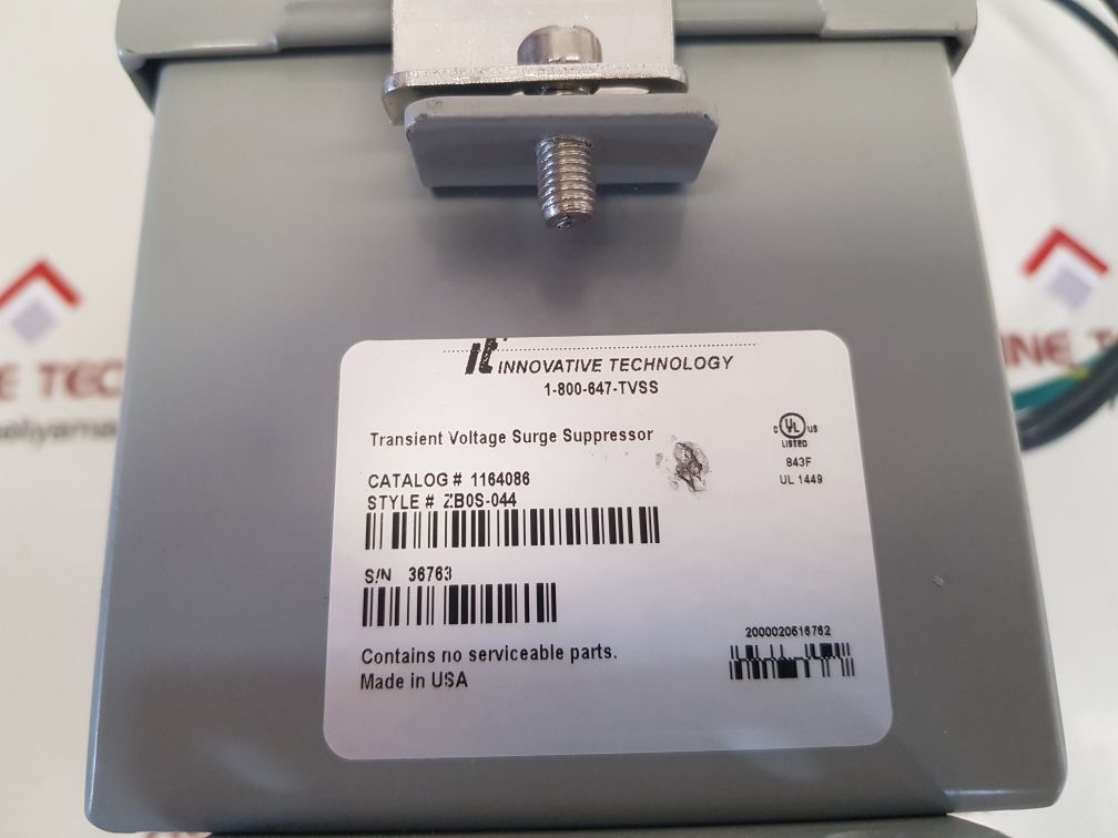 Innovative technology 1-800-647-tvss transient voltage surge suppressor