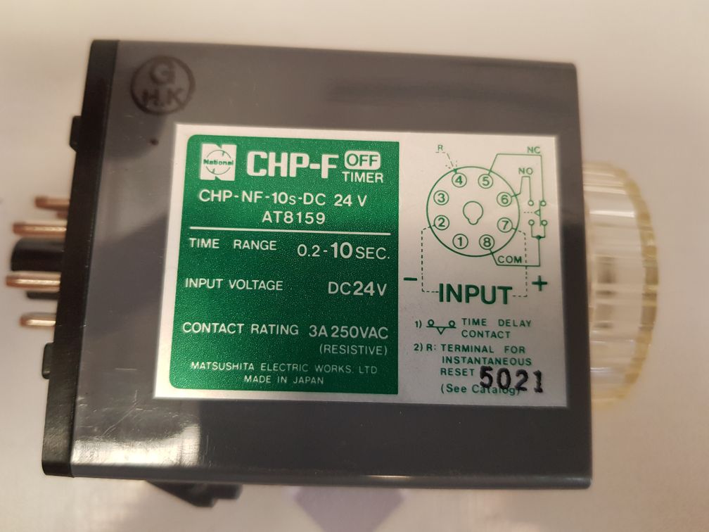 Matsushita chp-nf-10s-dc 24v timer at8159