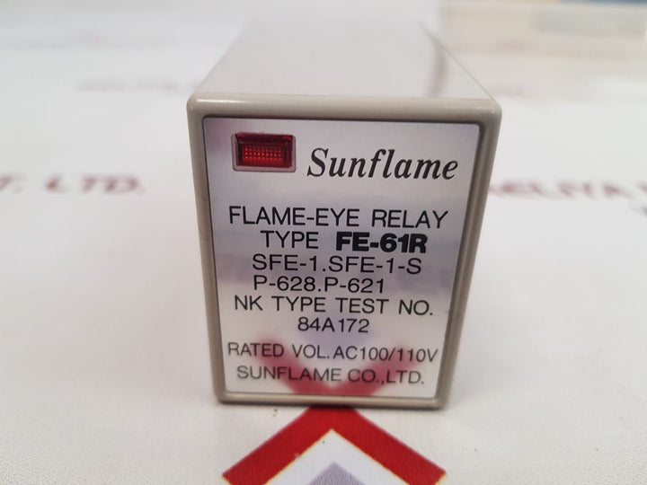Sunflame fe-61r flame-eye relay 110v used