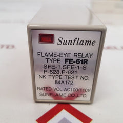 Sunflame fe-61r flame-eye relay 110v used