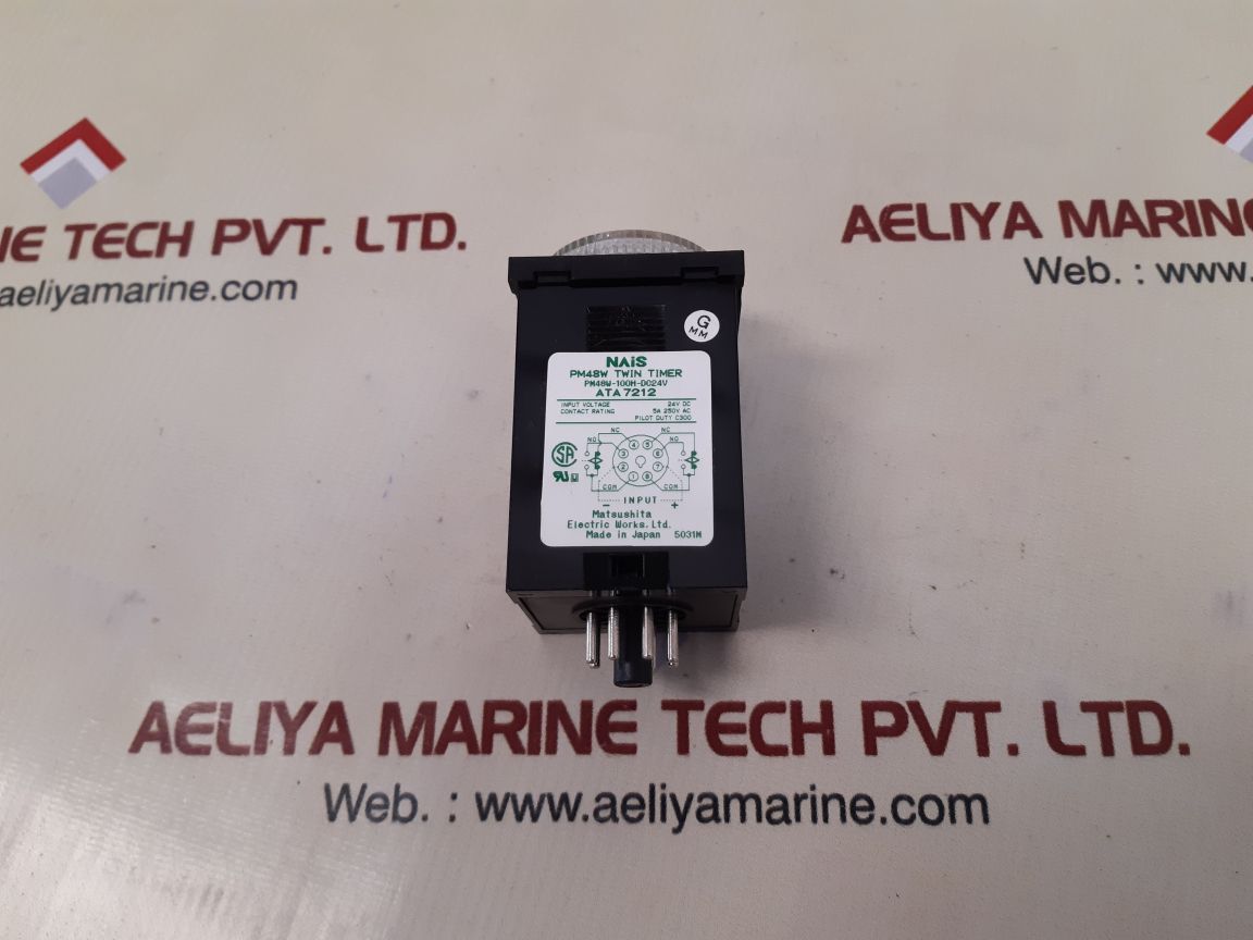 Matsushita pm48w-100h-dc24v twin timer ata 7212