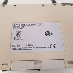 Omron c200h-id212 7ma input unit