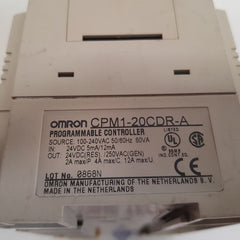 Omron cpm1-20cdr-a sysmac cpm1 programmable controller 60va