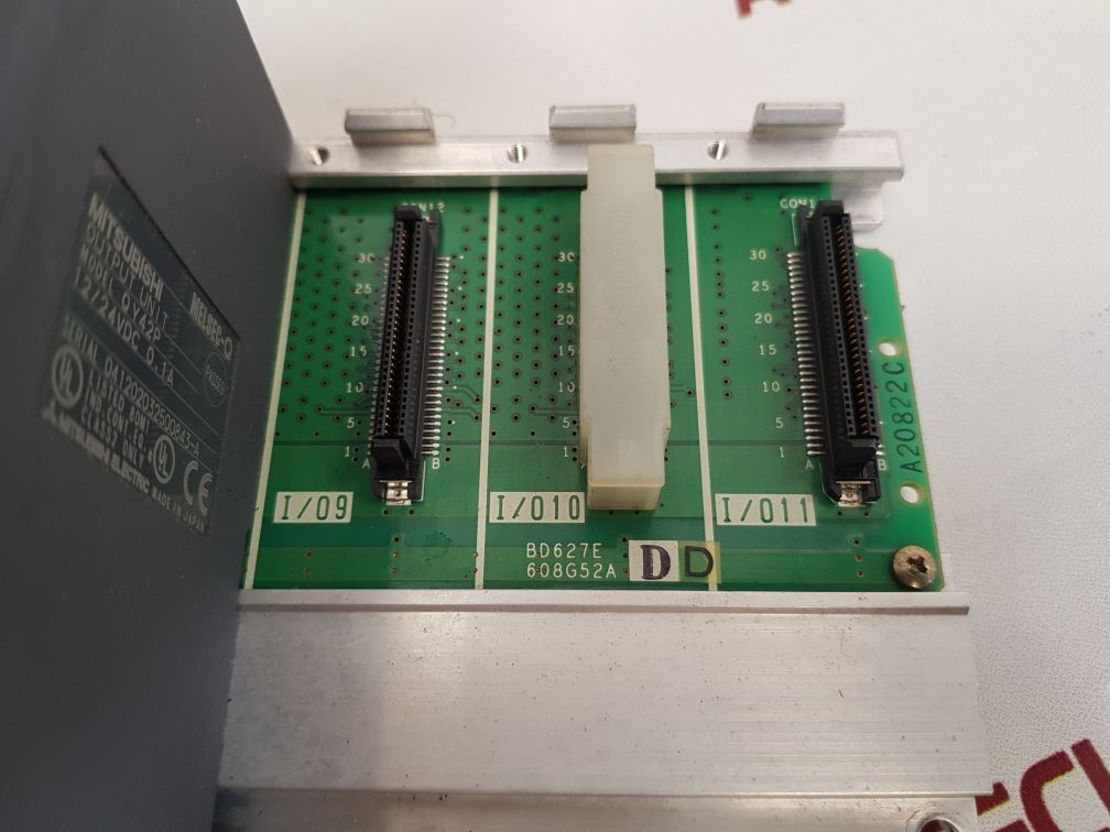 Mitsubishi melsec-q q61p-a1,qj71lp21-25,qx42,q68adv,qy42p module rack
