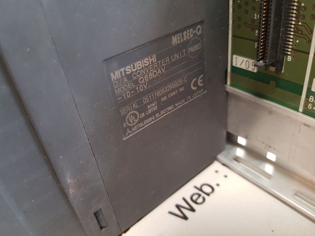 Mitsubishi melsec q61p-a2,q06hcpu,qx42,qy42p,qj71c24,q68dav module