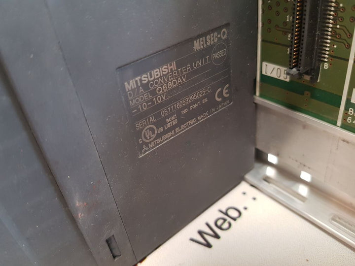 Mitsubishi melsec q61p-a2,q06hcpu,qx42,qy42p,qj71c24,q68dav module