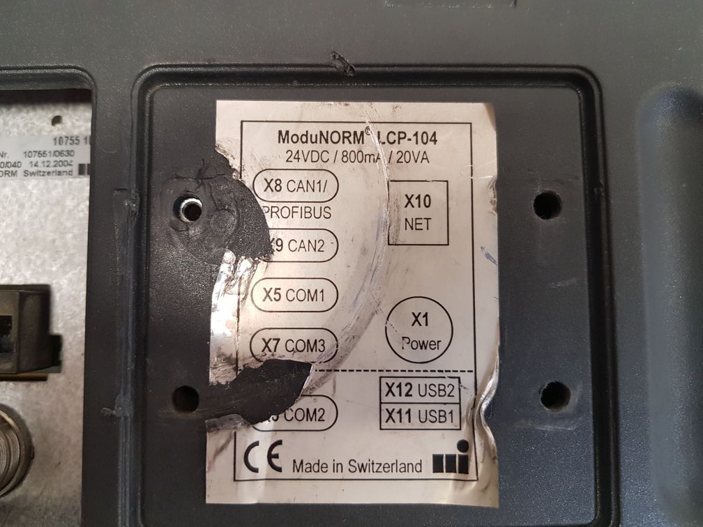 Mikrap modunorm lcp-104 pc control touch screen panel