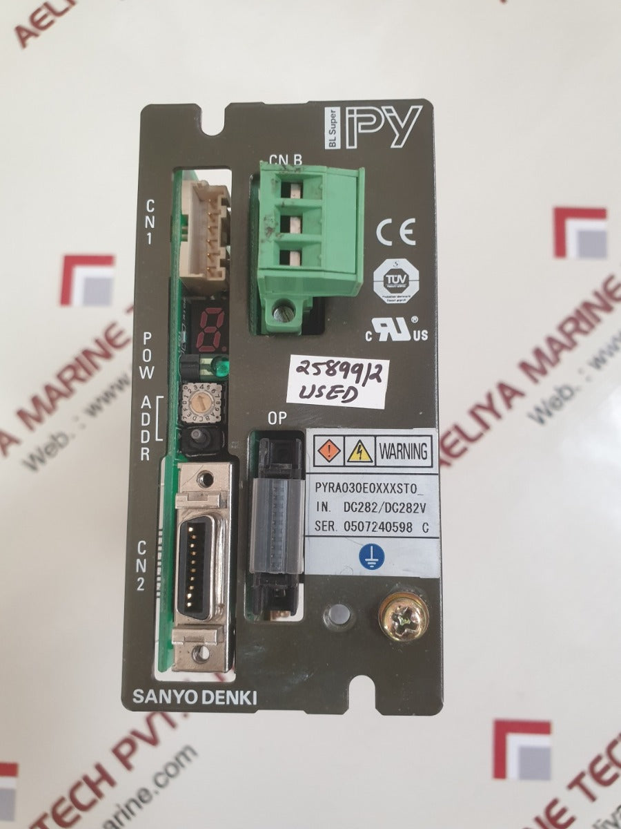 Sanyo denki pyra030e0xxxst0 servo driver 