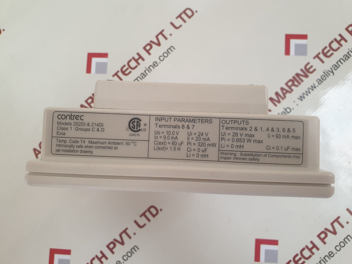 Contrec systems 202di & 214di flowmeter 