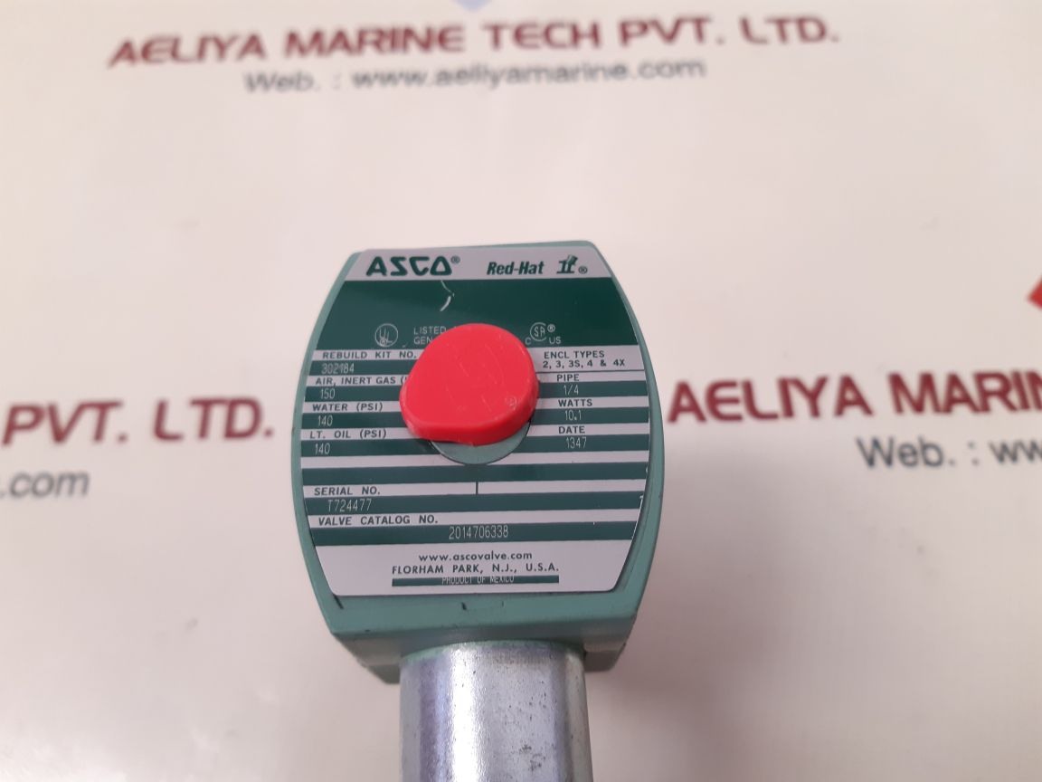 Asco red-hat 2014706338 solenoid valve