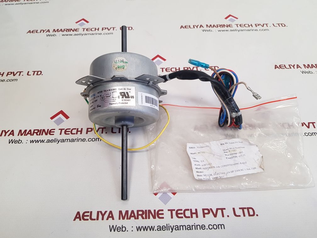 Welling ysla-36-6-0003 fan motor