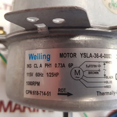 Welling ysla-36-6-0003 fan motor