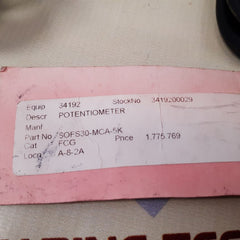 Caldaro sofs30-mca potentiometer New