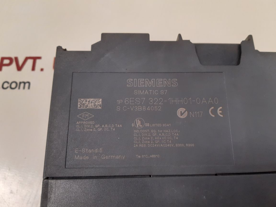Siemens 6es7 322-1hh01-0aa0 output module