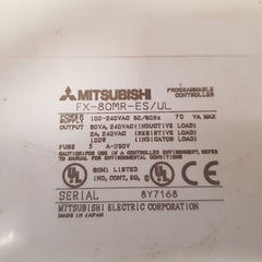 Mitsubishi electric fx-80mr-es/ul programmable controller