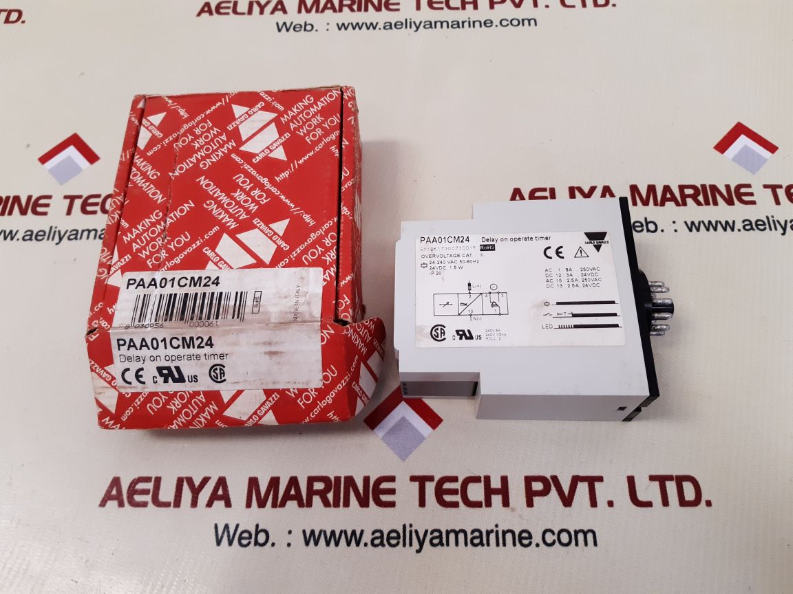 Carlo gavazzi paa01cm24 delay on operate timer