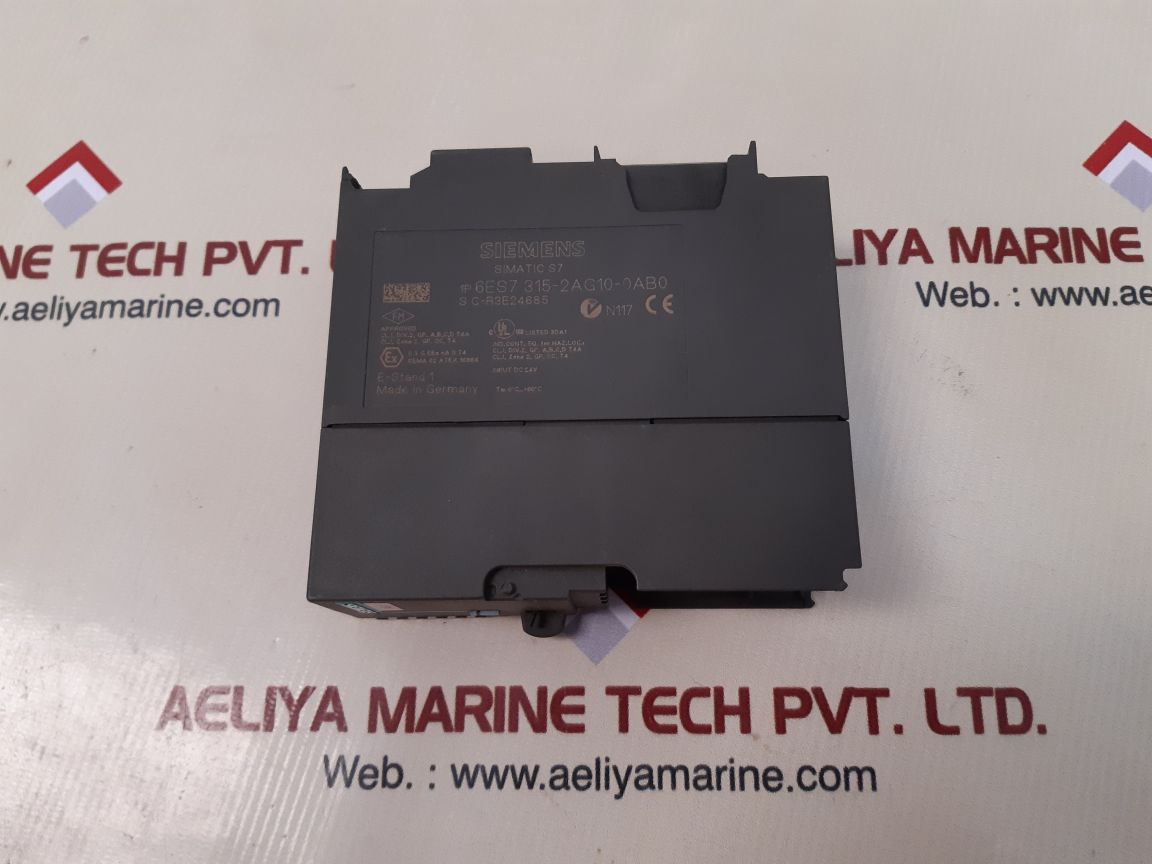 Siemens simatic s7 6es7 315-2ag10-0ab0 processor