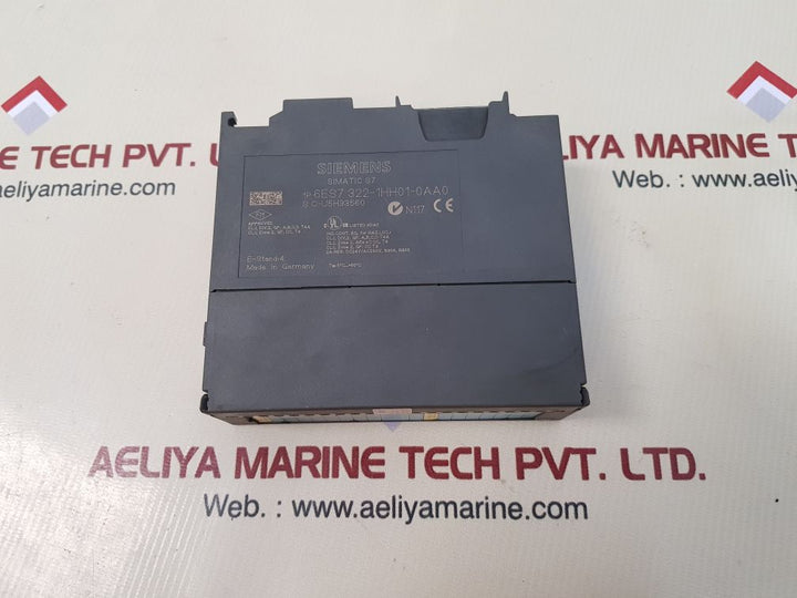 Siemens simatic s7 6es7 322-1hh01-0aa0 output module USed
