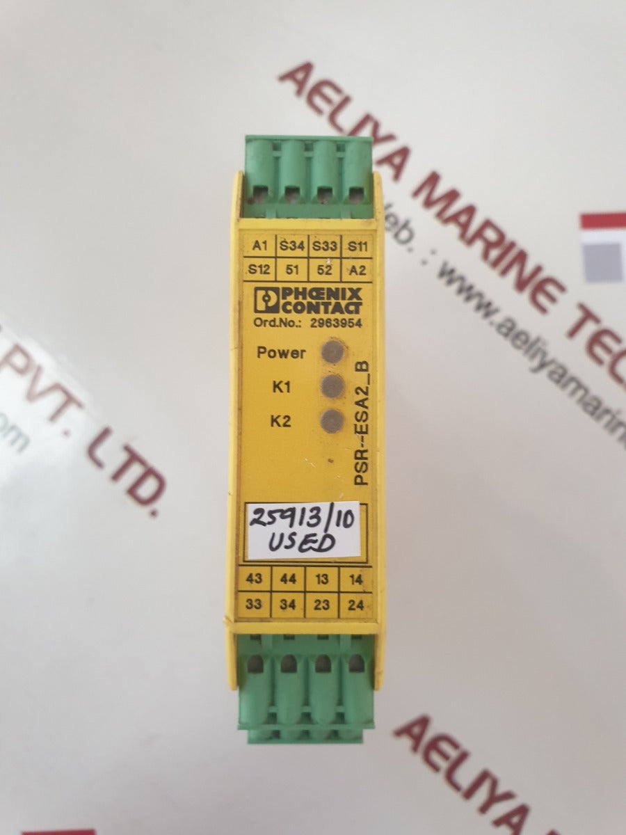 Phoenix contact psr-spp-24uc/esa2/4x1/1x2/b safety relays