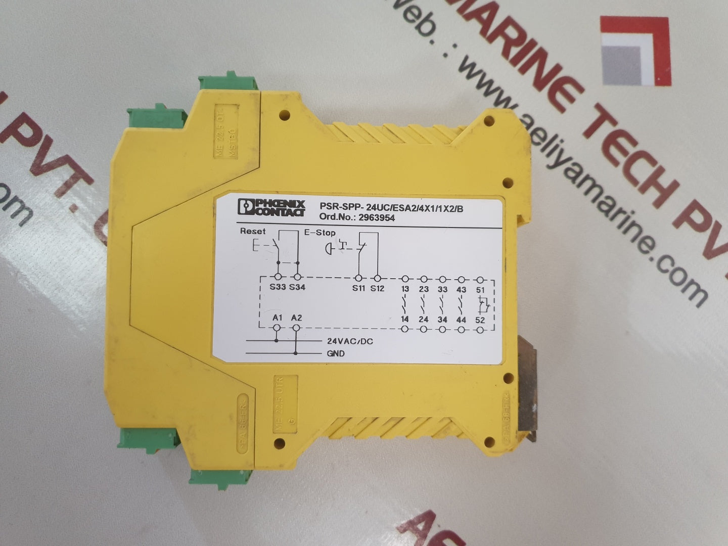 Phoenix contact psr-spp-24uc/esa2/4x1/1x2/b safety relays