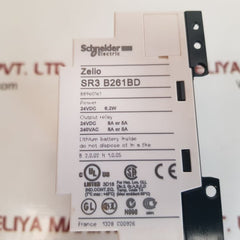 Schneider zelio sr3 b261bd logic controller module