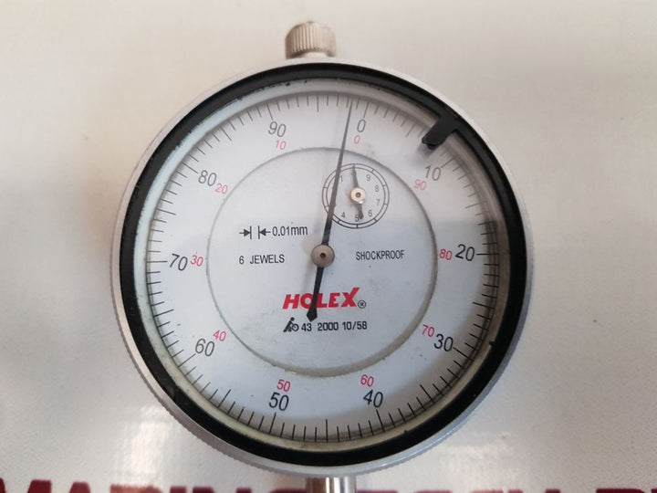 Holex 43 2000 10/58 dial indicator 0-10mm shockproof 